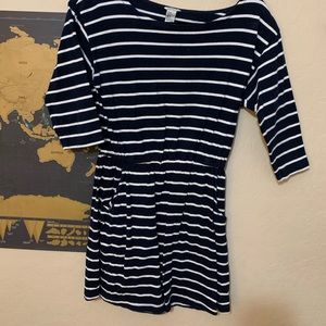 Blue Striped Dress